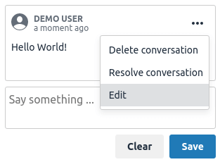 Delete Conversation