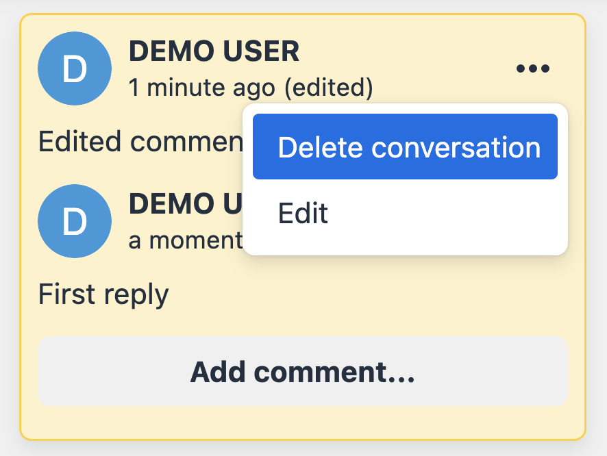 Delete Conversation